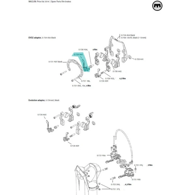 Blocage Rapide Pour Evo 2 Magura - 0724460 3 Blocage Rapide Pour Evo 2 Magura - 0724460