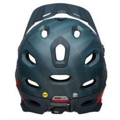 Casque Bell Super DH MIPS Bleu/Rouge -Magasin De Vtt Spécialisé casque bell super dh mips bleu cramoisi 2
