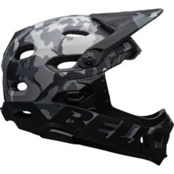 Casque Bell Super DH MIPS Noir Camouflage -Magasin De Vtt Spécialisé casque bell super dh mips noir camouflage 2