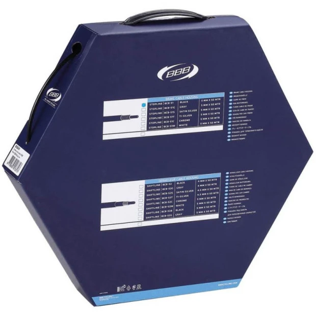 Gaine De Frein Ø5mm BBB BCB-51 Téflonnée Noir (1m) 3 Gaine De Frein Ø5mm BBB BCB-51 Téflonnée Noir (1m)