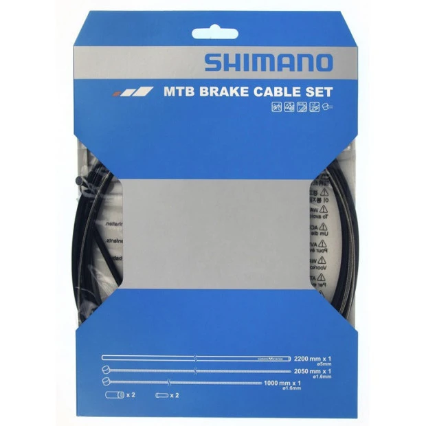 Jeu De Câbles Et Gaines De Frein VTT Shimano SUS Y80098021 3 Jeu De Câbles Et Gaines De Frein VTT Shimano SUS Y80098021