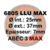 Roulement Enduro Bearings 6805 LLU MAX - 25x37x7 -Magasin De Vtt Spécialisé roulement enduro bearings 6805 llu max 25x37x7