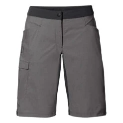 Short Femme Avec Insert Vaude Tremalzo II Noir -Magasin De Vtt Spécialisé short femme avec insert vaude tremalzo ii noir 2